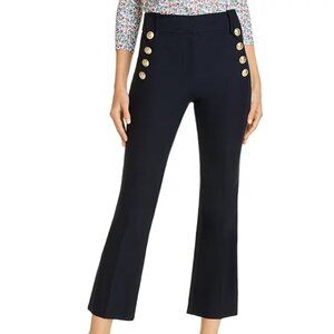 Derek Lam 10 Crosby Robertson High Waisted Crop Flare Pants NWT $365 Size 4